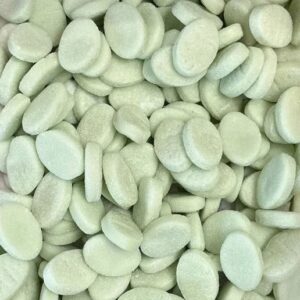 Bubs Swedish Fruity Pear Mini Oval Gummies 5.72lb Bulk